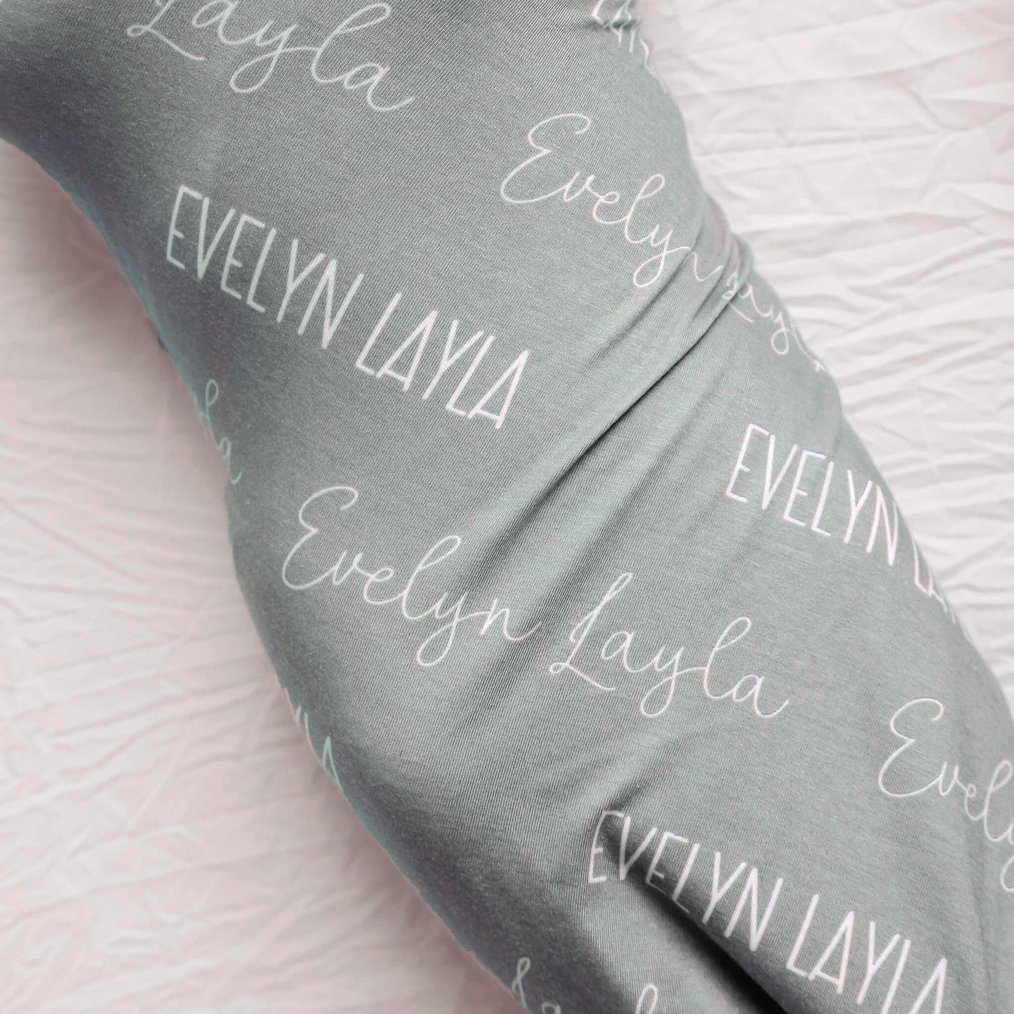 Personalized Baby Name Swaddle Blanket - Forest